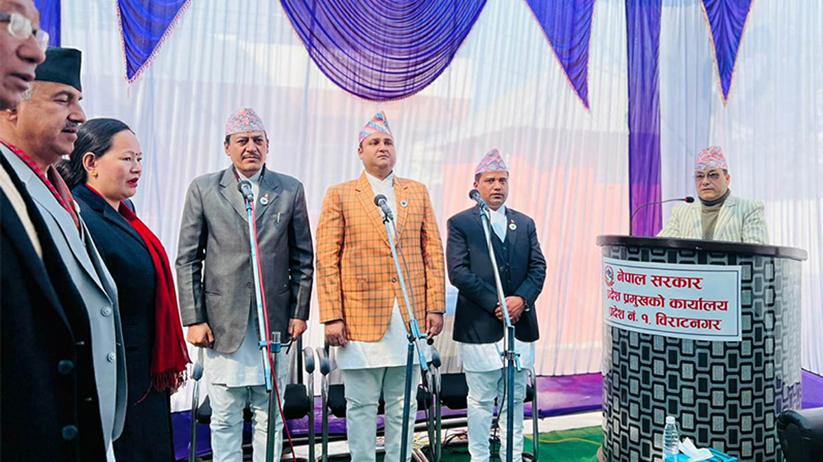 मुख्यमन्त्रीले विश्वासको मत लिनुअघि प्रदेश १ सरकार विस्तार